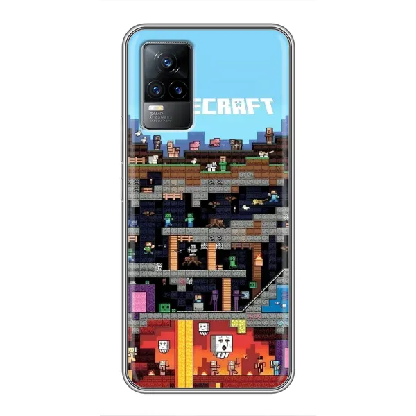Чехол с принтом «фон Minecraft» для Vivo S9e Чехол с принтом «фон Minecraft» для Vivo S9e