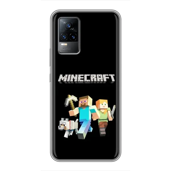 Чехол с принтом «герои Minecraft» для Vivo S9e Чехол с принтом «герои Minecraft» для Vivo S9e