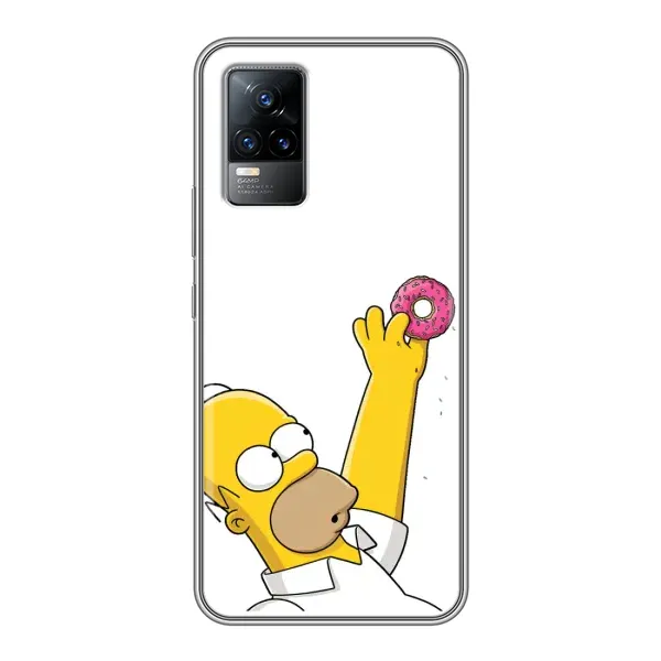 Чохол з принтом «Гомер з пончиком» для Vivo S9e Чохол з принтом «Гомер з пончиком» для Vivo S9e