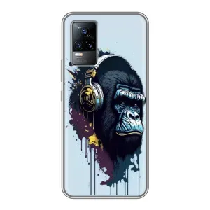 Чохол з принтом «Горила в навушниках» для Vivo S9e