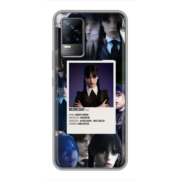 Чехол с принтом «коллаж Уэнздей» для Vivo S9e Чехол с принтом «коллаж Уэнздей» для Vivo S9e