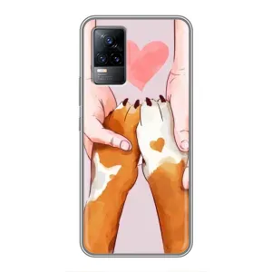 Чохол з принтом «Любовь до собак» для Vivo S9e