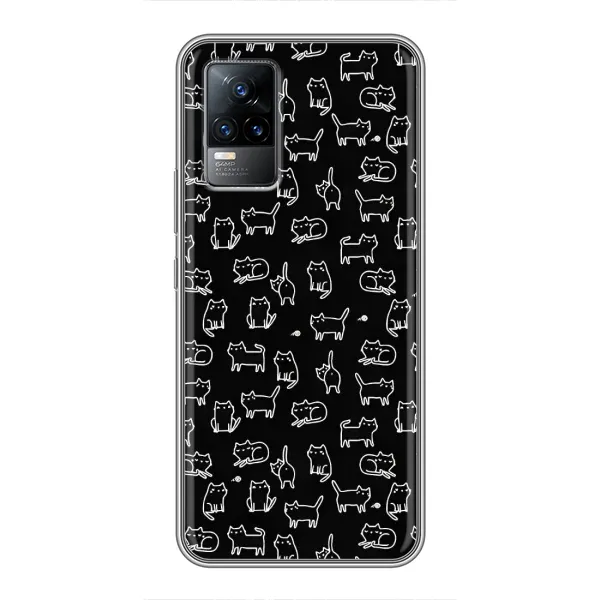 Чехол с принтом «Меленькие котики» для Vivo S9e