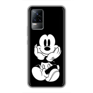 Міккі Маус чохол для Vivo S9e (AlphaPrint - Мультяшні) (Маус на чорному)