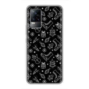 Новорічні, Святкові Чохли для Vivo S9e - 2024 год (Новорічний фон)