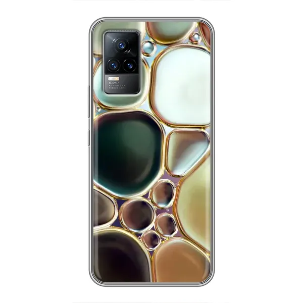 Чехол с принтом «Радужный Мрамор» для Vivo S9e