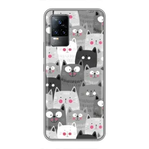Чохли з Котиками для Vivo S9e (VPrint) (Мальовані котики)