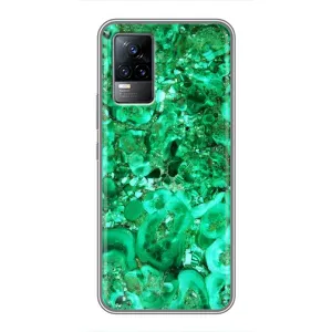 Мраморний чехол на Vivo S9e (VPrint) (Салатовий Мрамор)