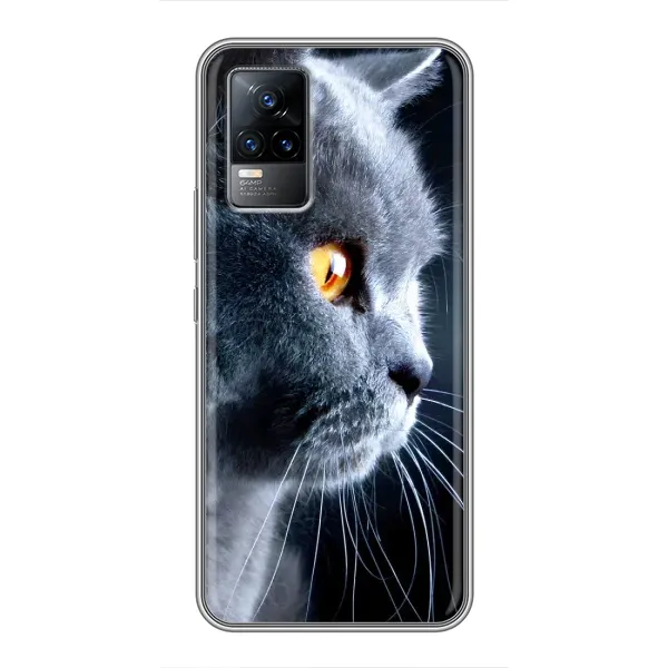 Чехол с принтом «Серый Кот» для Vivo S9e Чехол с принтом «Серый Кот» для Vivo S9e