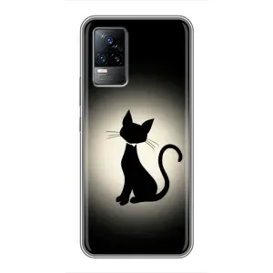 Чохол з принтом для Vivo S9e (AlphaPrint) Модні коти (Силует котика)