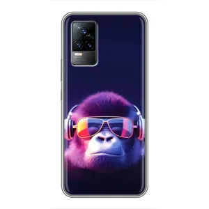 Чохол з принтом «Стильна мавпа» для Vivo S9e