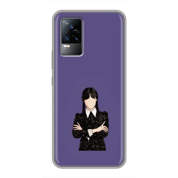 Чехол с принтом «Уэнздей в черном» для Vivo S9e Чехол с принтом «Уэнздей в черном» для Vivo S9e