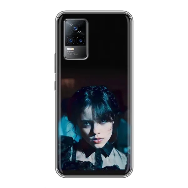 Чехол с принтом «взгляд Уэнздей» для Vivo S9e Чехол с принтом «взгляд Уэнздей» для Vivo S9e