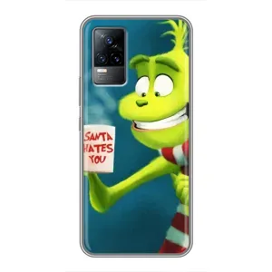 Різдвяні Чохли для Vivo S9e (VPrint) (Зелений Грінч)