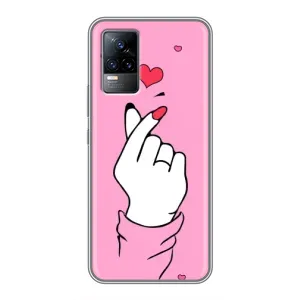 Чохол з принтом для Vivo S9e (AlphaPrint - Знак сердечка)
