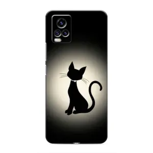 Чохол з принтом для ViVO V20 (AlphaPrint) Модні коти