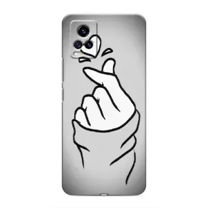 Чехол с принтом «Значок Love» для Vivo V20