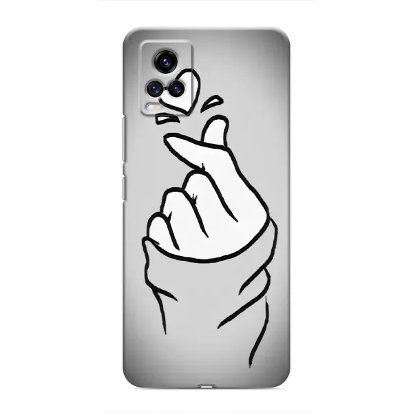 Чехол с принтом «Значок Love» для Vivo V20