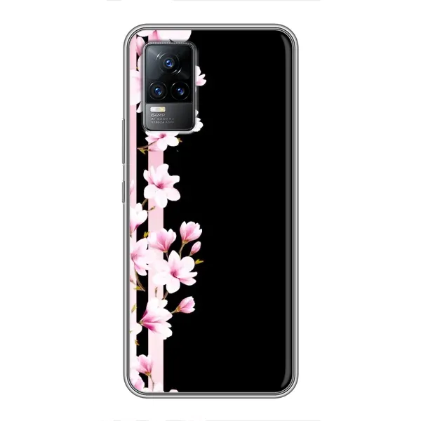 Чехол с принтом «Цветочки» для Vivo V21