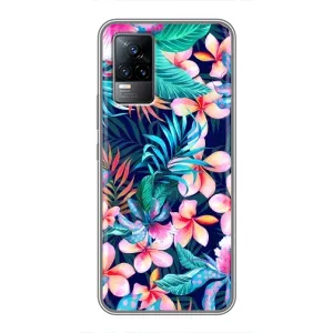 Чехол с принтом «Красочные цветы» для Vivo V21