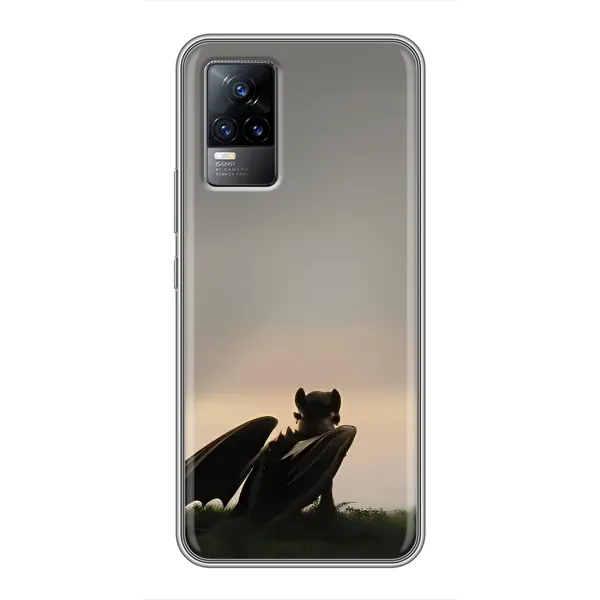 Чехол с принтом «Беззубик» для Vivo V21E Чехол с принтом «Беззубик» для Vivo V21E