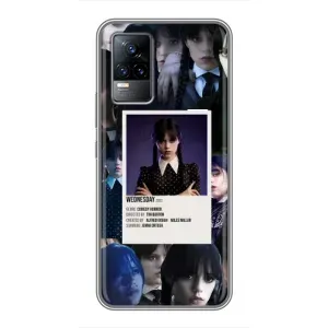 Чохли Венсдей на Vivo V21E Уенсдей (AlphaPrint) (колаж Венздей)
