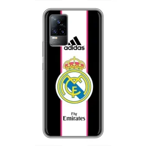 Чехол для Vivo V21E с принтом Реал Мадрид (Лого Real Madrid)