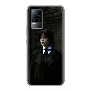Чохол з дизайном Венздей 2 на Vivo V21E (Темний стиль Венздей)