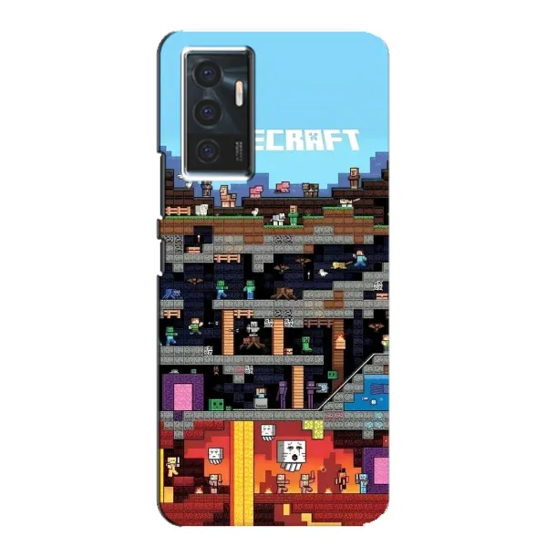 Чехол с принтом «фон Minecraft» для Vivo V23e Чехол с принтом «фон Minecraft» для Vivo V23e