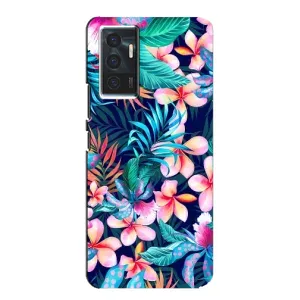Чехол с принтом «Красочные цветы» для Vivo V23e