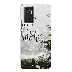 Новорічні, Святкові Чохли для Vivo V23e - 2024 год (Let it snow)