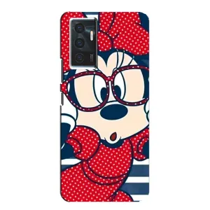 Міккі Маус чохол для Vivo V23e (AlphaPrint - Мультяшні) (Маус в окулярах)
