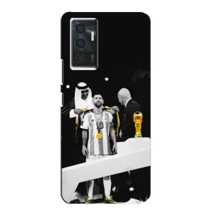 Чохли для Vivo V23e (Leo чемпіон) (AlphaPrint) (Мессі коронований)