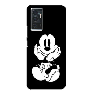 Міккі Маус чохол для Vivo V23e (AlphaPrint - Мультяшні) (Маус на чорному)