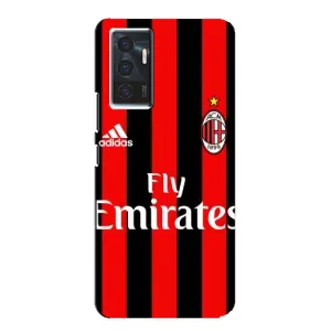 Чехлы для Vivo V23e (VPrint) - Футбольные клубы (Milan)