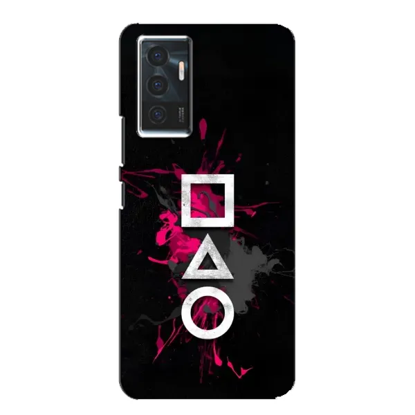 Чехол с принтом «Символы Игра кальмара» для Vivo V23e Чехол с принтом «Символы Игра кальмара» для Vivo V23e