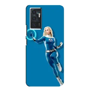 Чехол с принтом Фантастическая четверка для Vivo V23e (Сью Сторм полет)