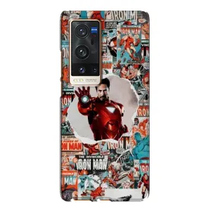 Чохли з героями Марвел Vivo X60 Pro Plus (VPrint) (Айронмен)