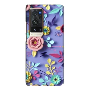 Чохли з квітами для Vivo X60 Pro Plus (VPrint) (Дизайн квітів)