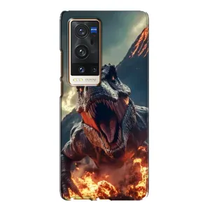 Чохол з картинкою 'Хижаки' для Vivo X60 Pro Plus (Вогняний динозавр)