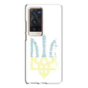 Чехлы для Vivo X60 Pro Plus  Укр. Символика (AlphaPrint) (Герб из букв)