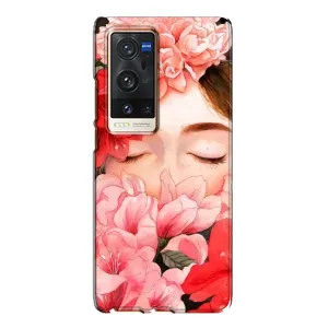 Чехлы (ART) Цветы на Vivo X60 Pro Plus (VPrint) (Очі в квітах)