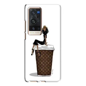 Чохли Луі Вітон для Vivo X60 Pro Plus (AlphaPrint - LOUIS VUITTON) (кава LOUIS VUITTON)