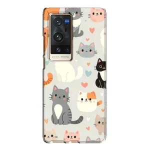 Чохол з малюнком кіт на Vivo X60 Pro Plus (Колаж котів)