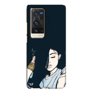 Чохол з друком для Vivo X60 Pro Plus - (Мода) (AlphaPrint) (Гарна дівчина)