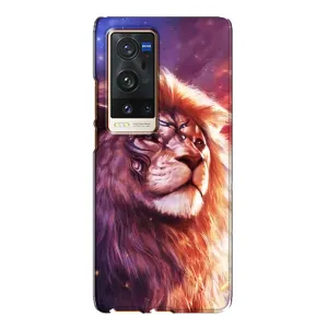 Чохол з картинкою ЛЕВ для Vivo X60 Pro Plus (VPrint) (Красочний Лев)