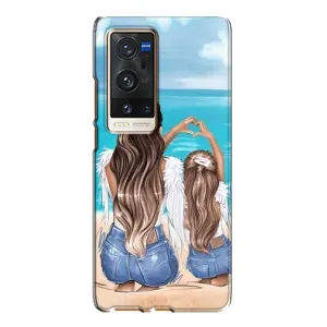 Чохол з друком для Vivo X60 Pro Plus - (Мама з дитинкою) (AlphaPrint) (Мама з донькою)