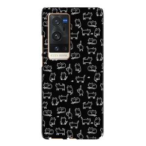 Чохол з принтом для Vivo X60 Pro Plus (AlphaPrint) Модні коти (Маленькі котики)