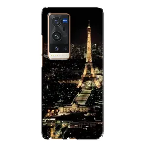 Чохол Ейфелева Вежа Vivo X60 Pro Plus - (AlphaPrint) (Нічний Париж)