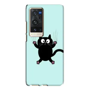 Чохол з принтом для Vivo X60 Pro Plus (AlphaPrint) Модні коти (Падаючий кіт)